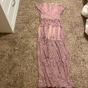Altrd State Shimmery Maxi Dress. BEAUTIFUL! Size S DISCONTINUED DRESS!